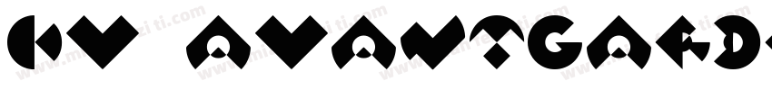 KV AvantGarde BOLD字体转换